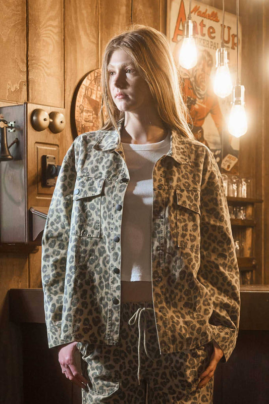 Leopard Shacket