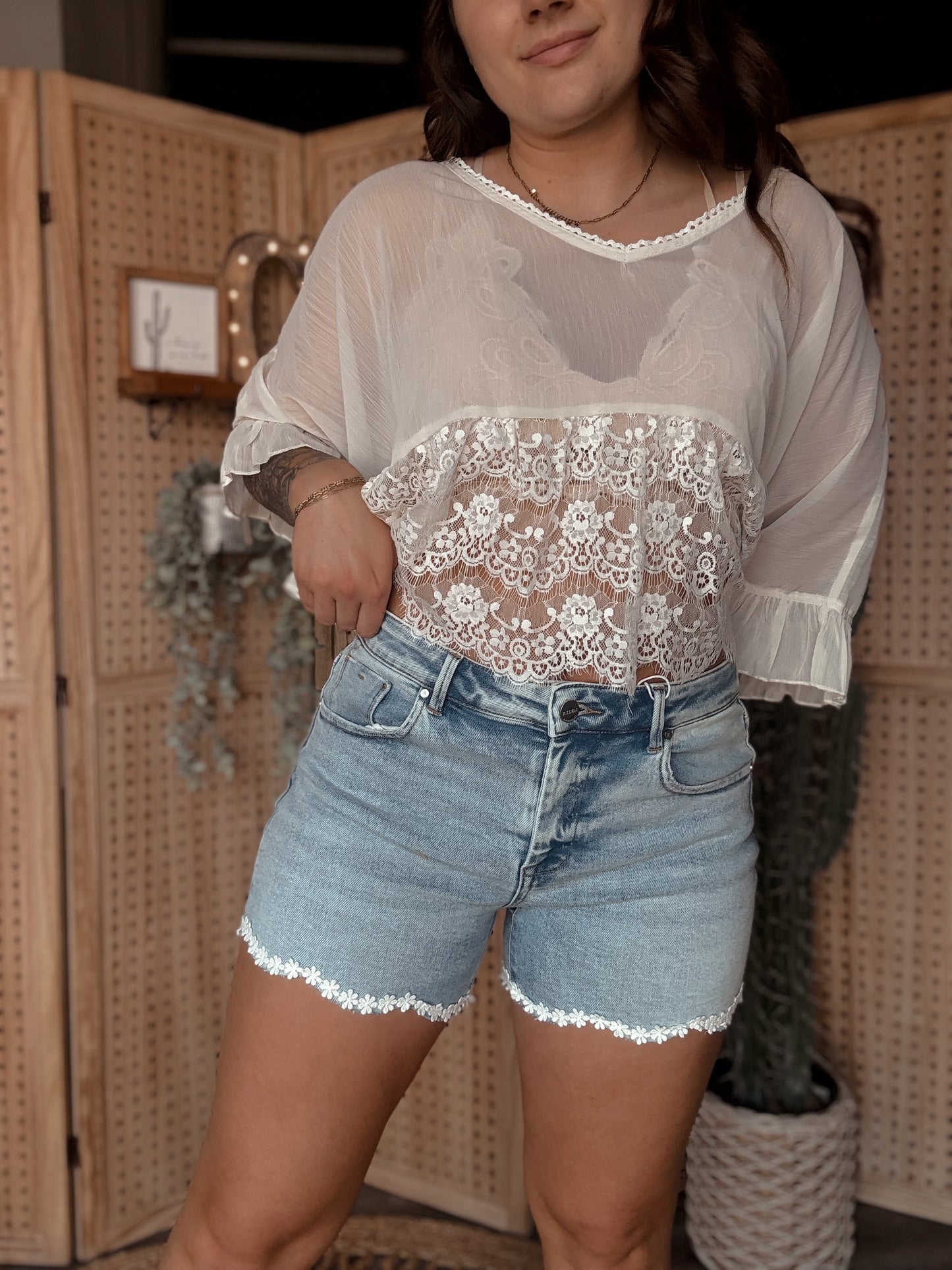 Langley Lace Top