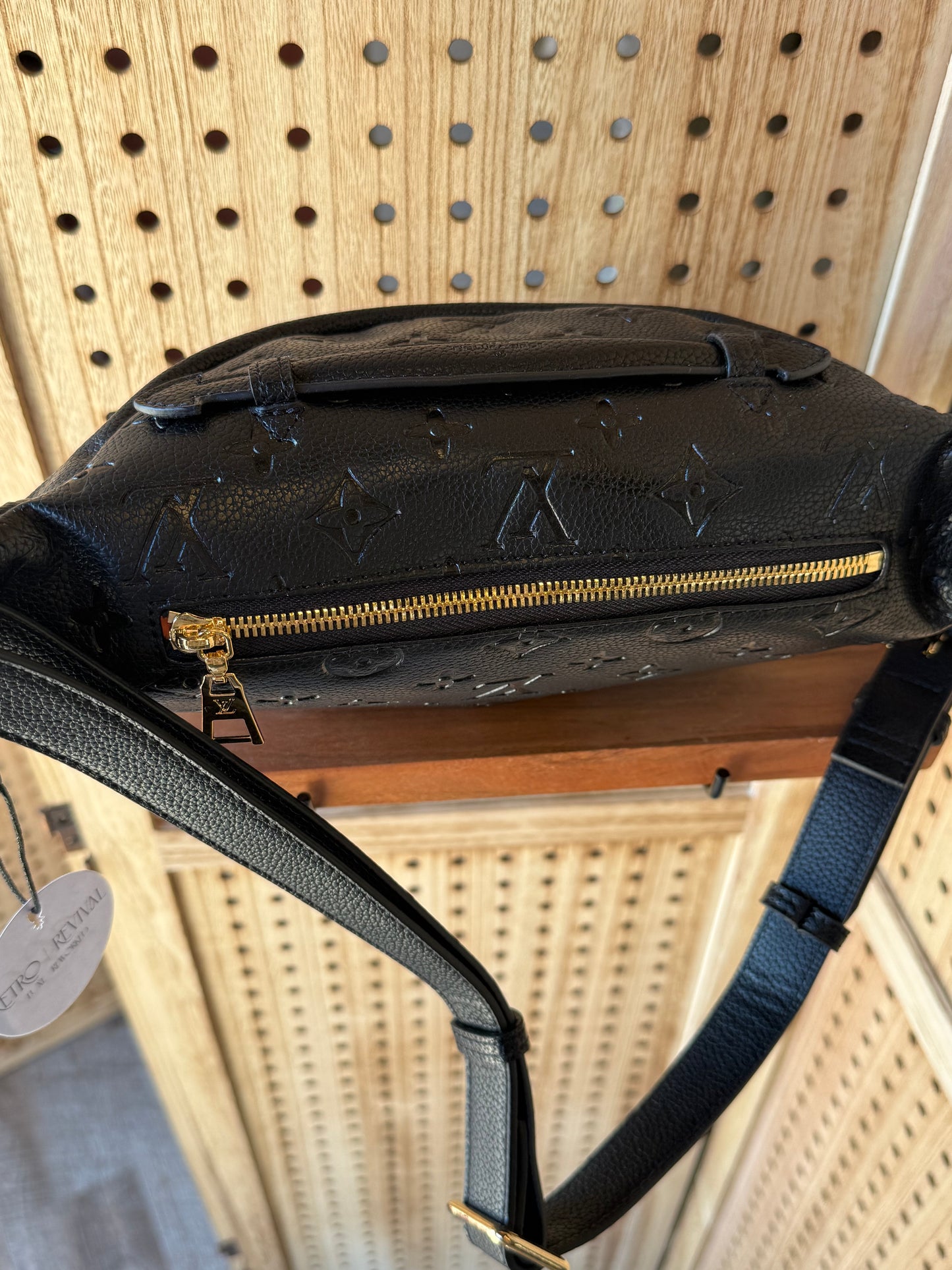 Luxury Black Fanny Bag