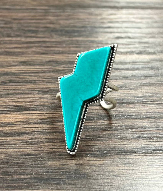 Turquoise Bolt Ring