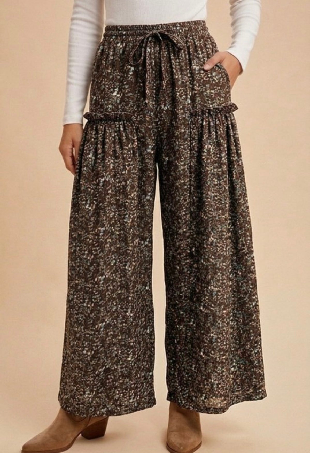 Ditsy Floral Palazzo Pant