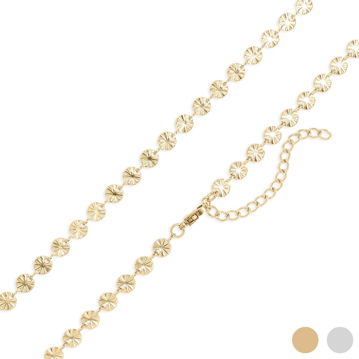 18K Sunburst Necklace