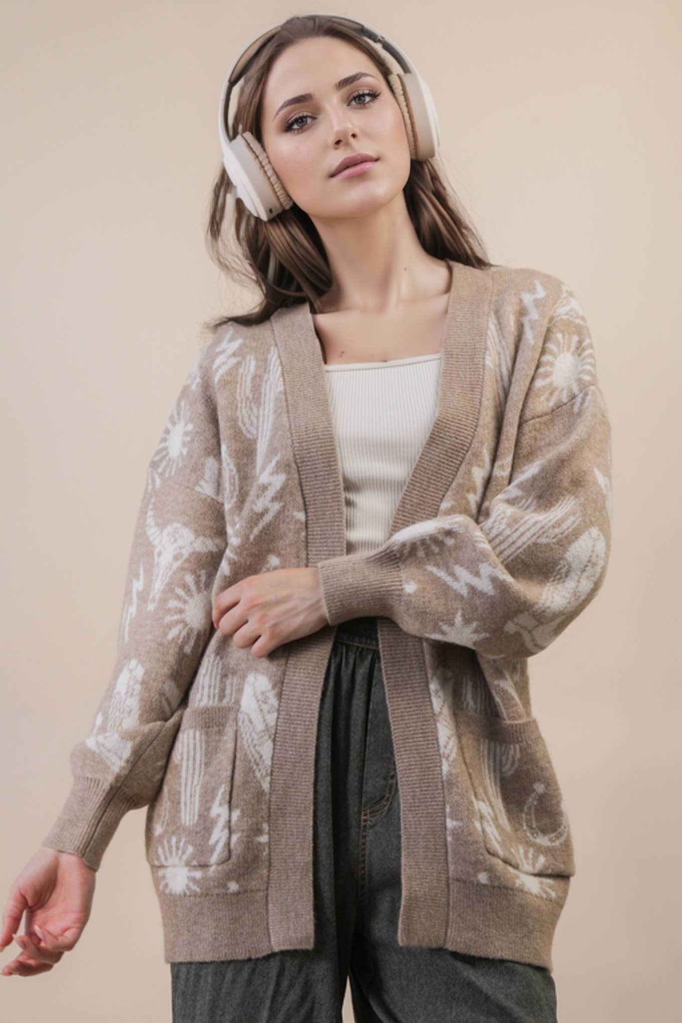 Western Graphics Cardigan