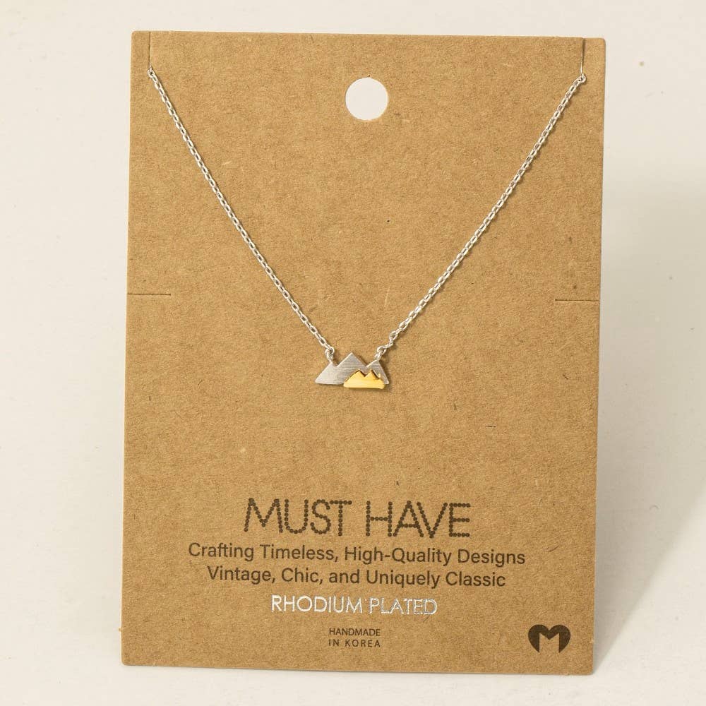 Dainty Mountain Necklace