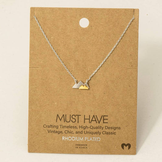 Dainty Mountain Necklace