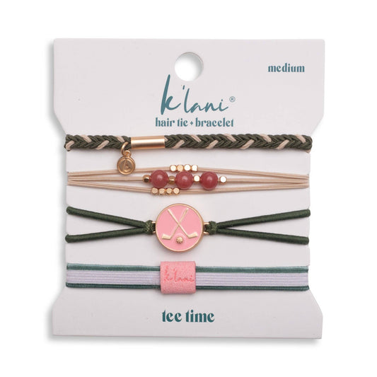 "Tee Time" Hair Tie