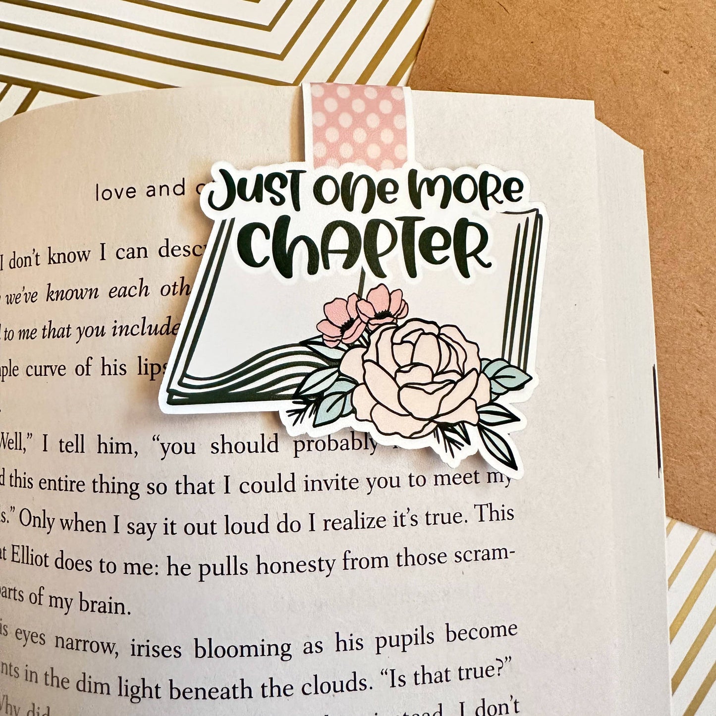 Just One More Chapter Magnetic Bookmark