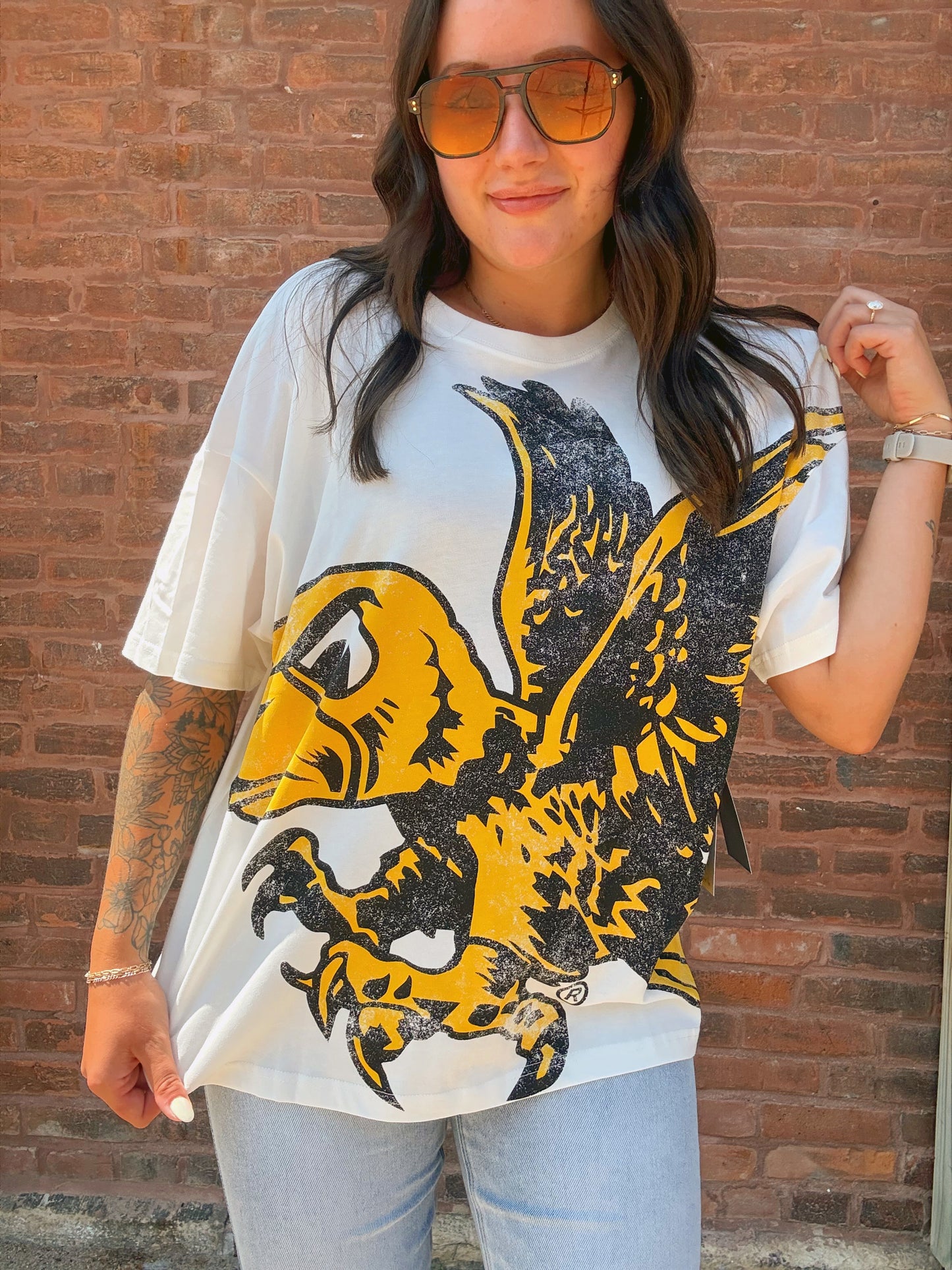 Iowa Lawson Logo Oversized Tee