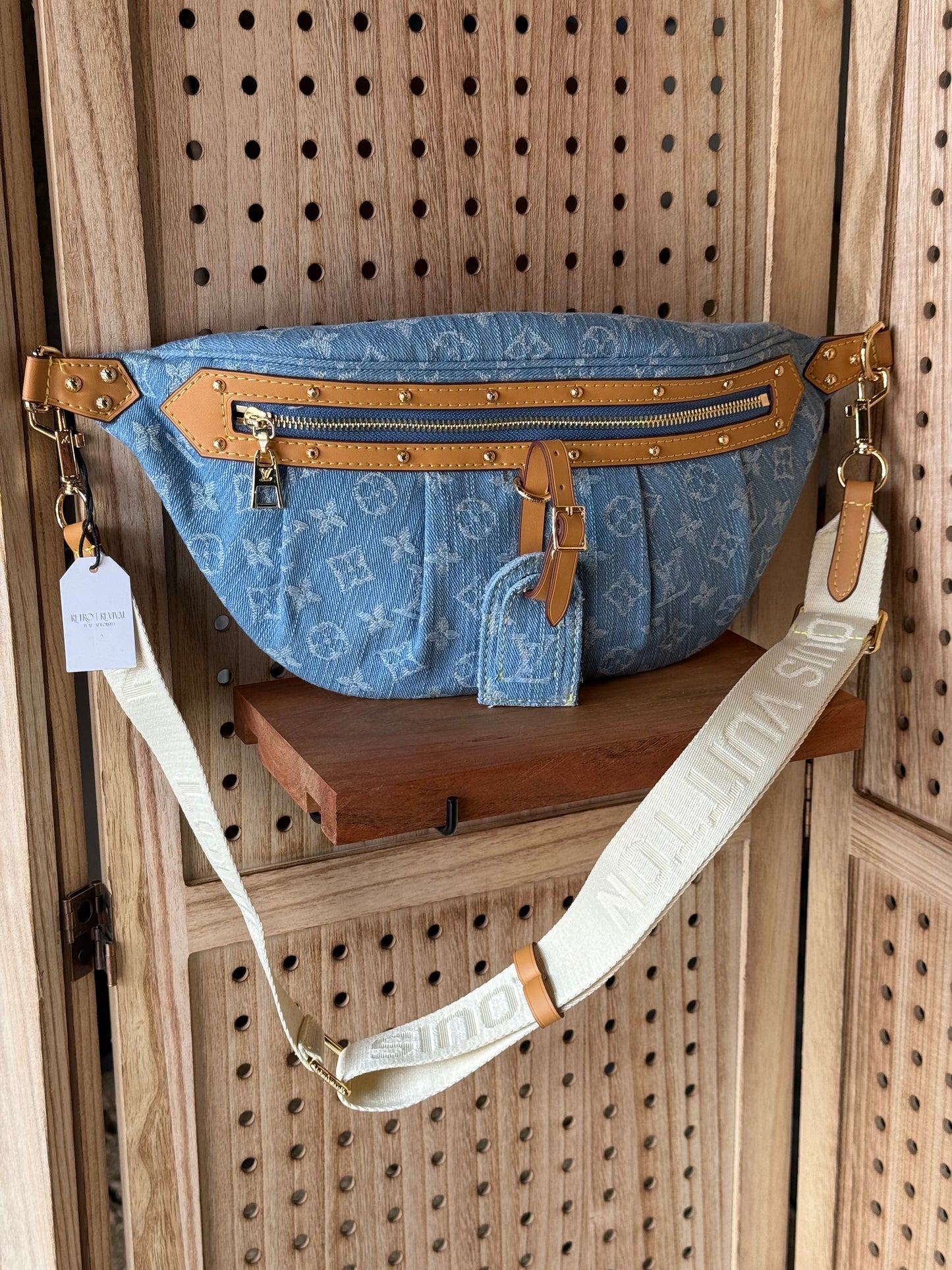 Luxury Denim Fanny Bag