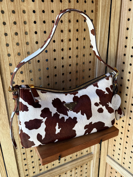 Luxury Cowhide Shoulder Bag