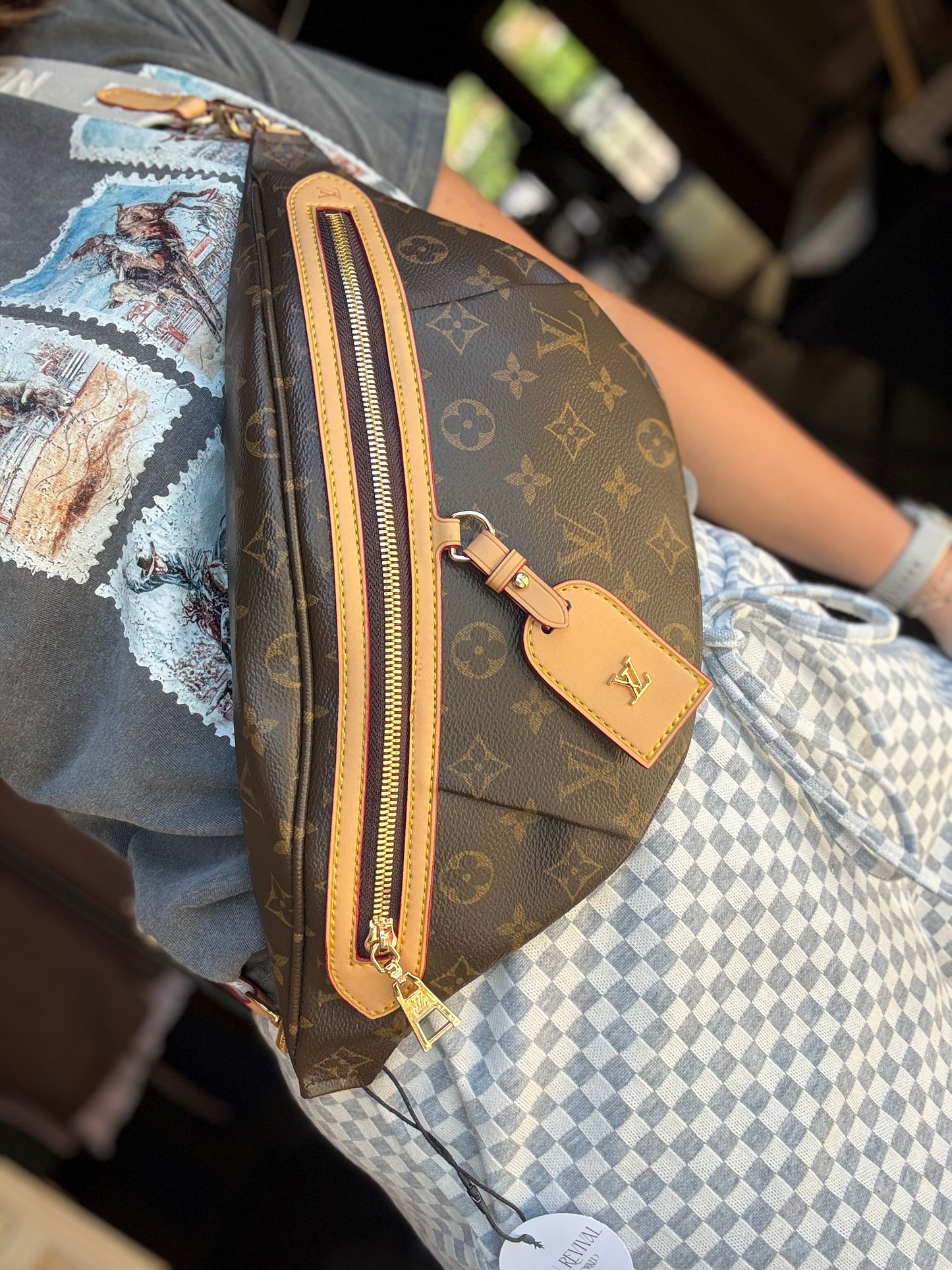 Luxury Brown Fanny Bag