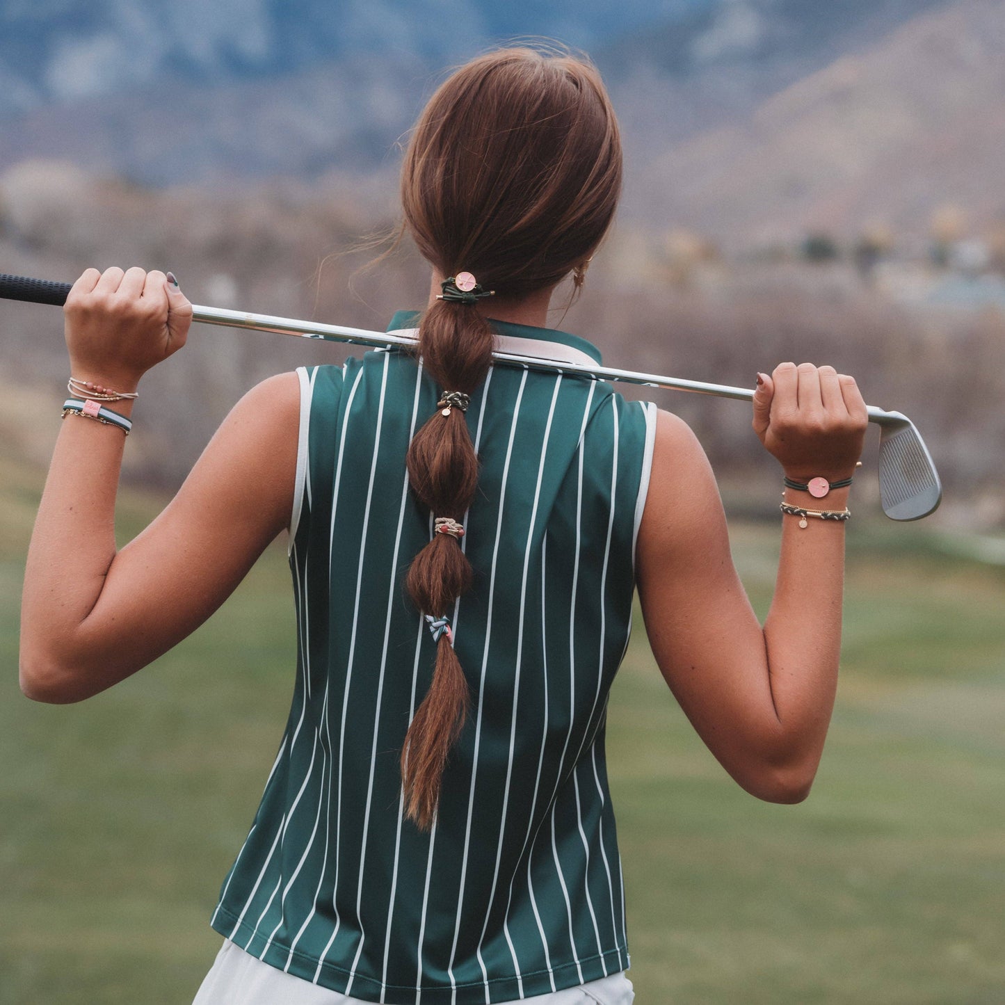 "Tee Time" Hair Tie