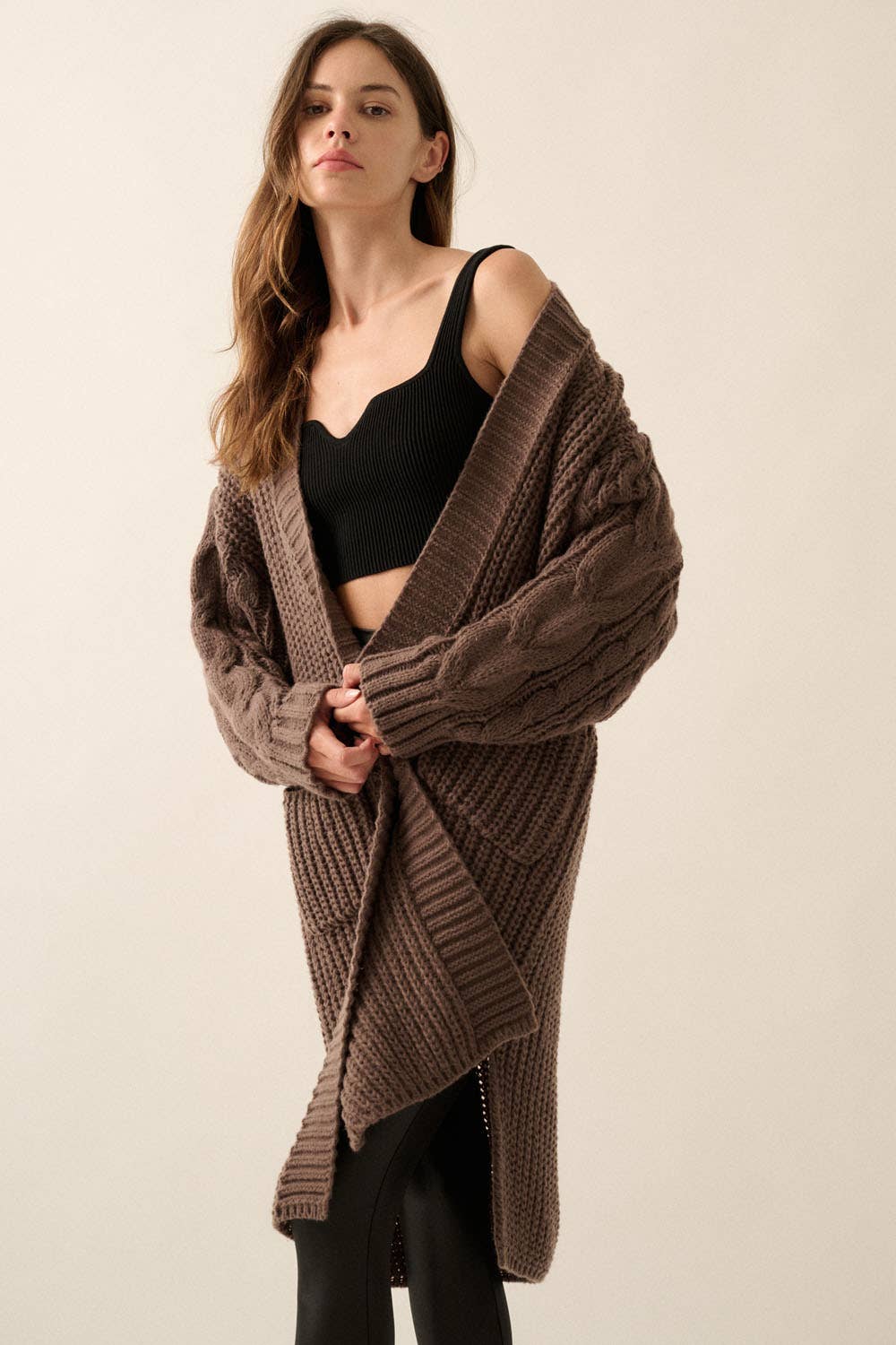 Sunburn Thick Knit Cardigan