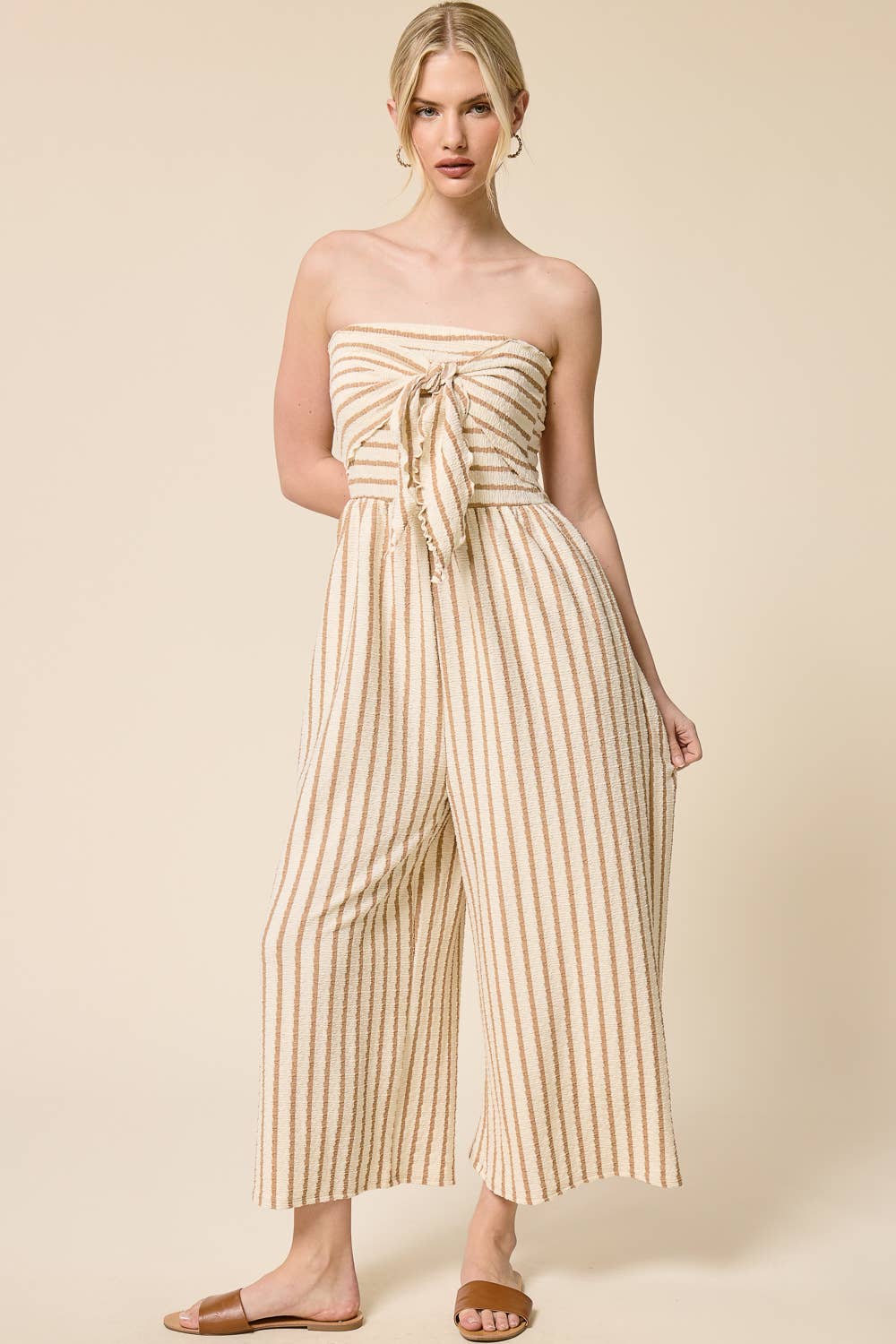 Coastal Striped Jumpsuit