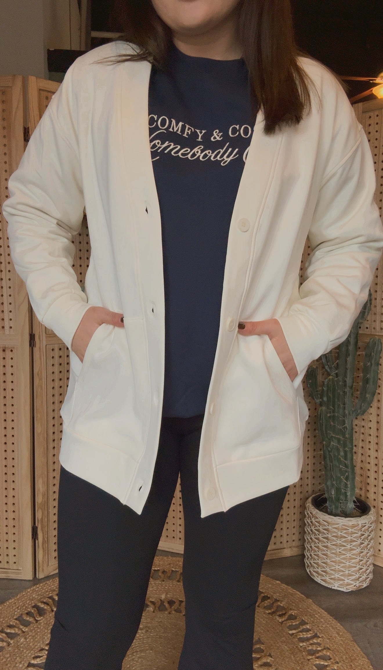 Elevated Button Down Cardigan