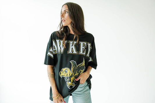 Iowa Split Oversized Band Tee