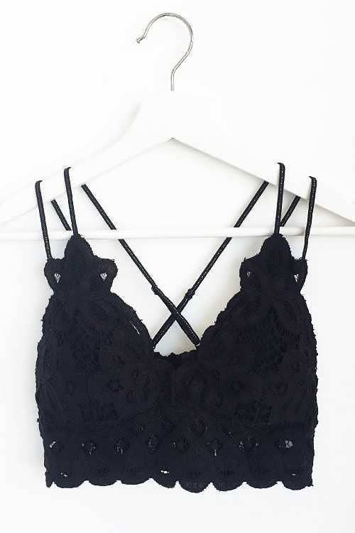 Scalloped Lace Bralette