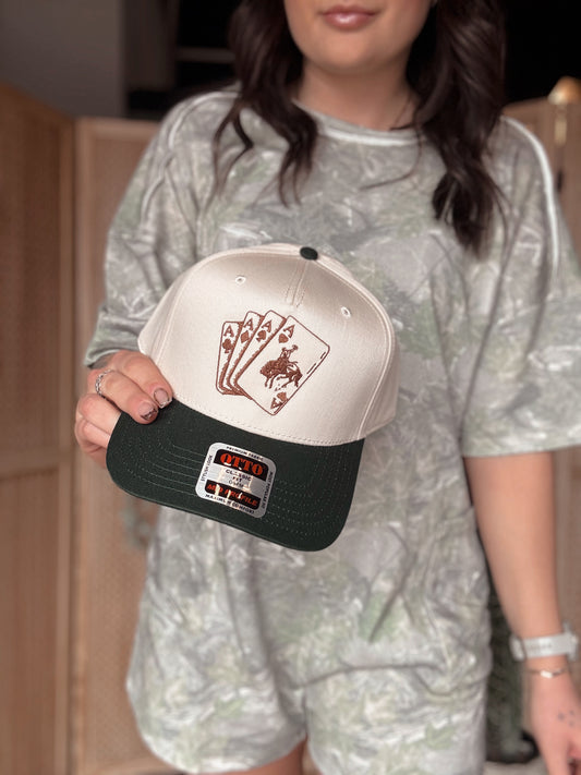 Cowboy Card Trucker Hat