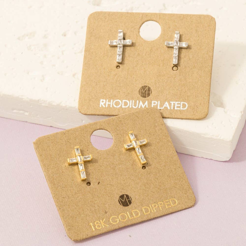 Mini Cross Studs