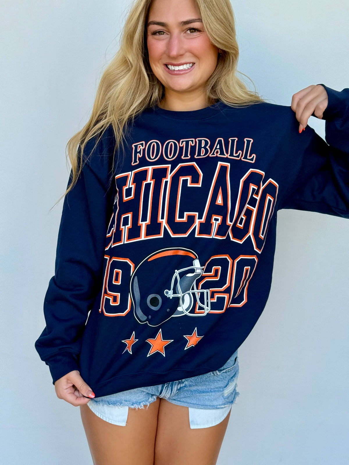 Chicago Oversized Print Sweatshirt