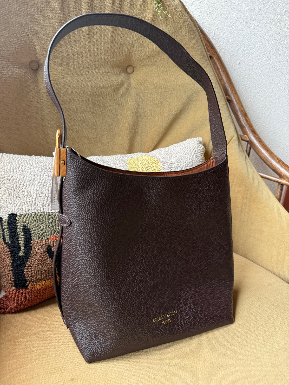 Luxury Dark Brown Tote Bag