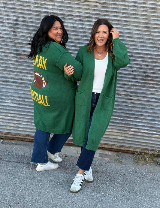 Green Bay Football Cardigan