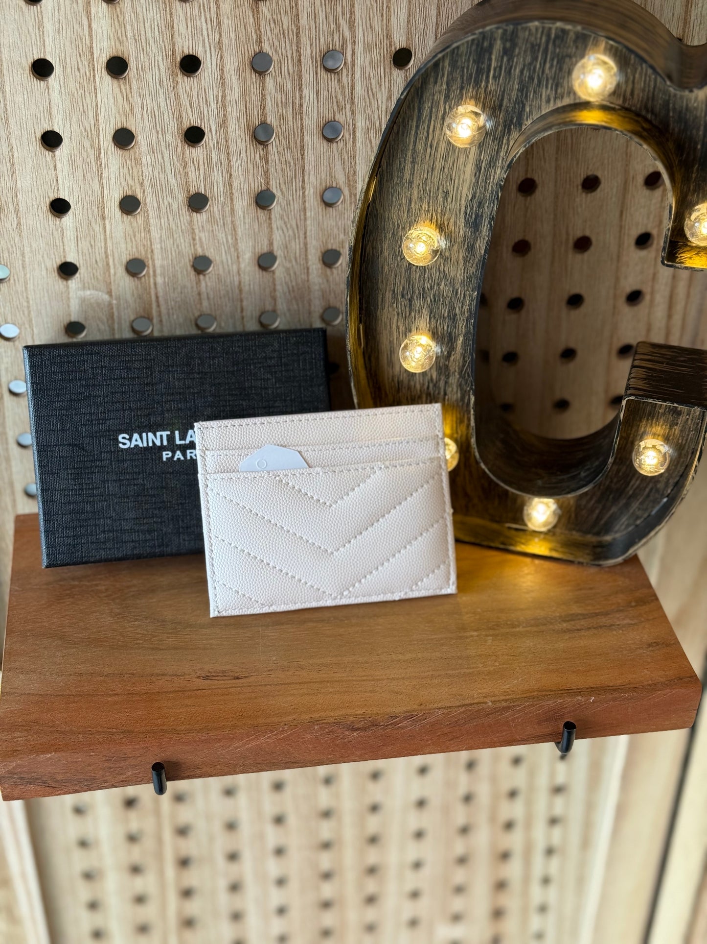 Luxury Card Holder Cream