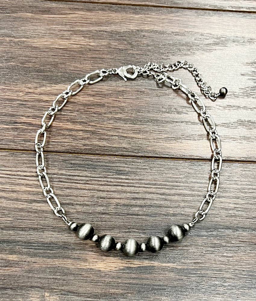 Navajo Pearl Chain Necklace