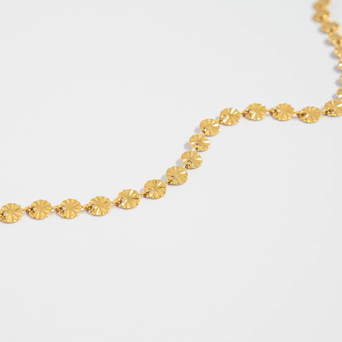 18K Sunburst Necklace