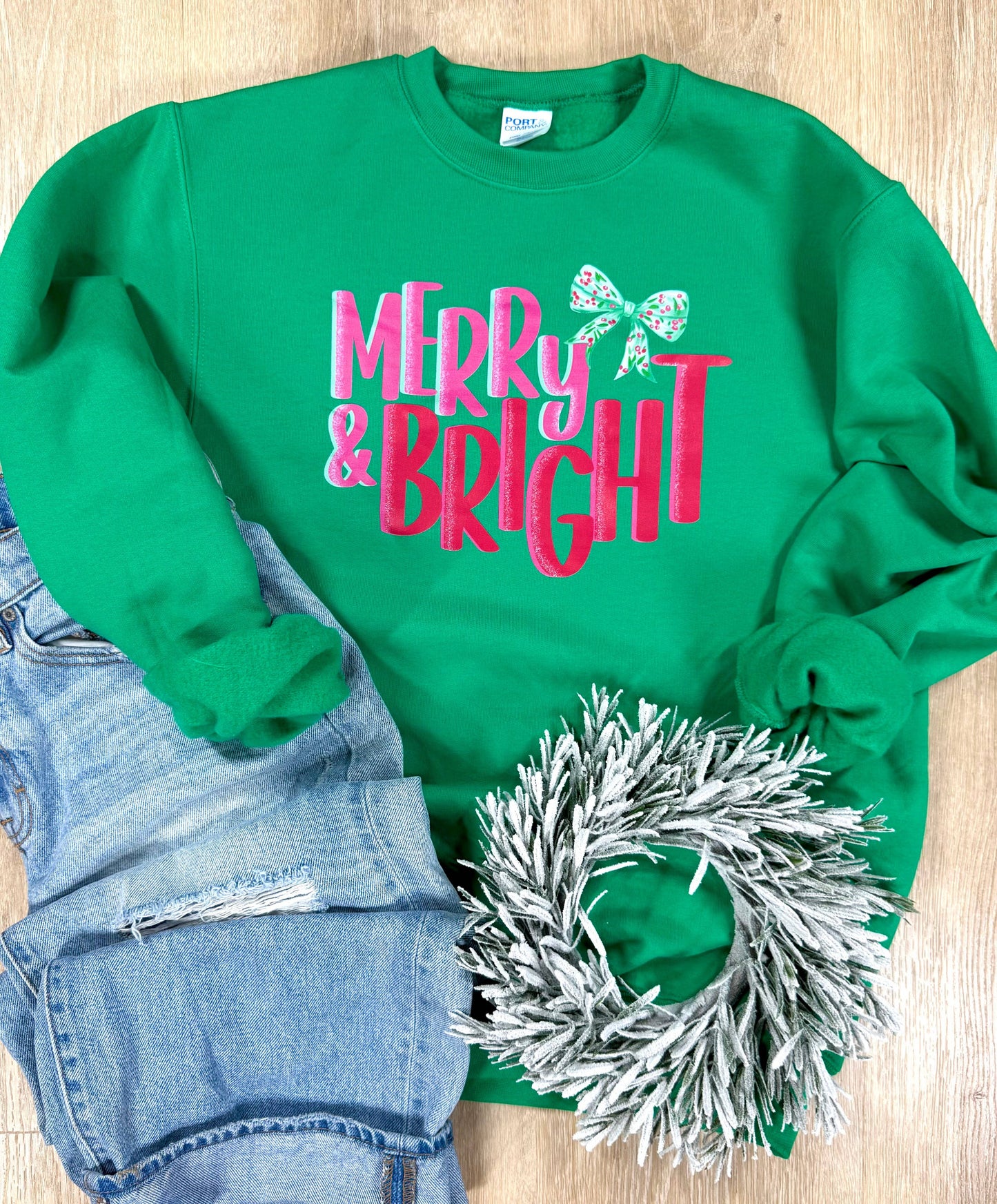 Merry & Bright Crew Neck