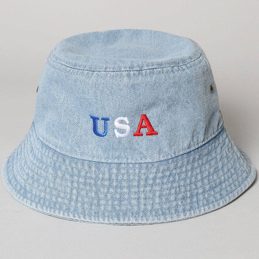 USA Denim Bucket Hat