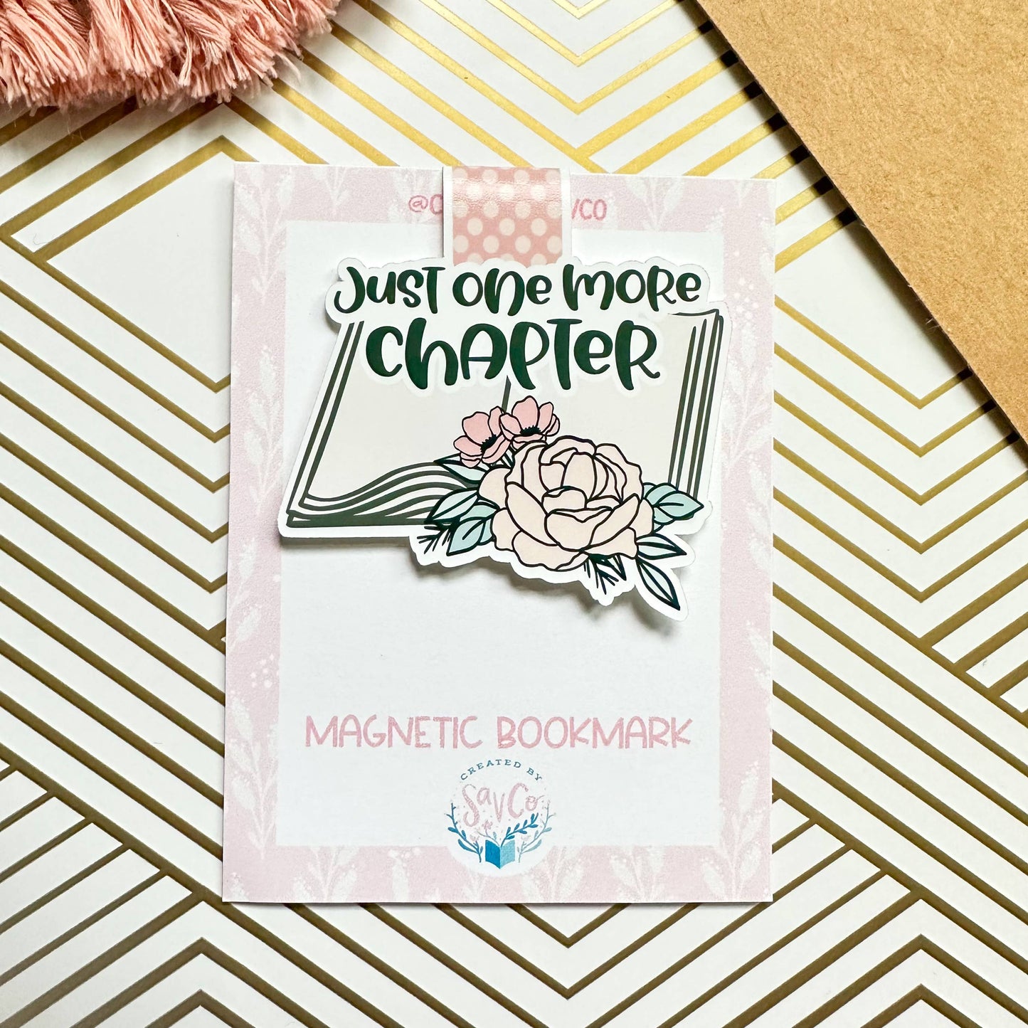 Just One More Chapter Magnetic Bookmark