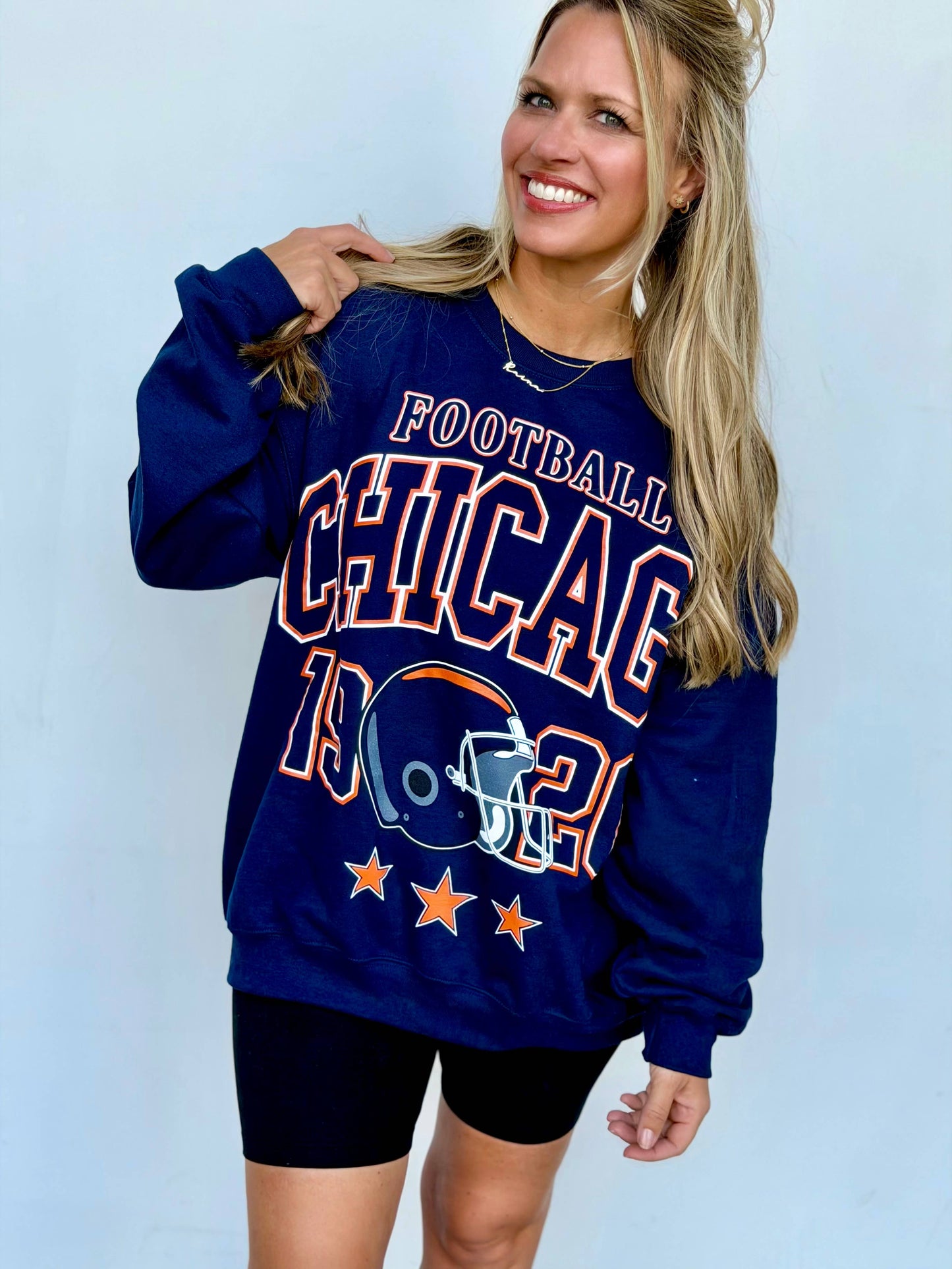 Chicago Oversized Print Sweatshirt