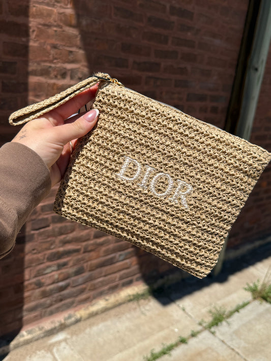Luxury Wicker Wristlet