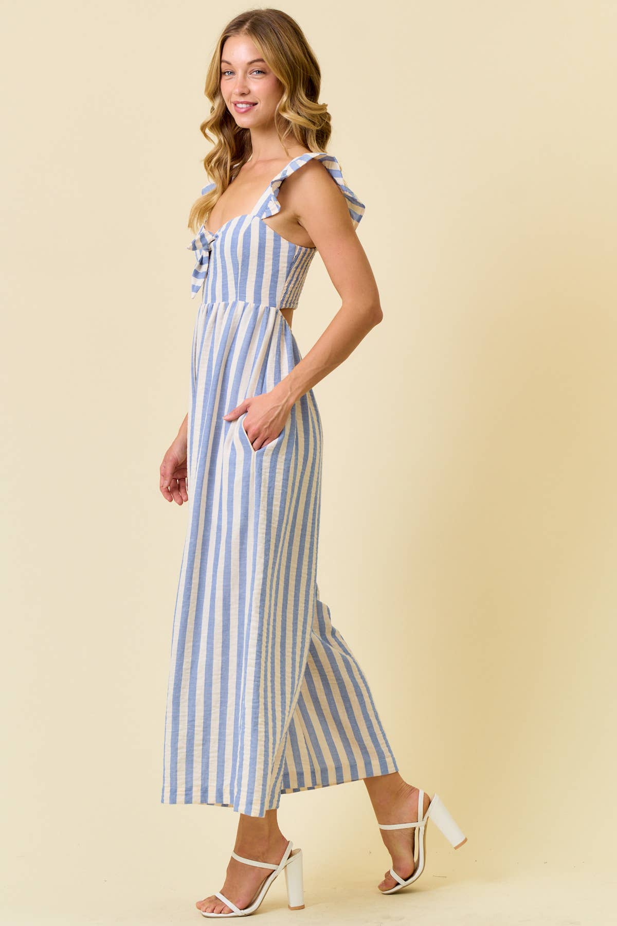 Lighthouse Striped Jumpsuit