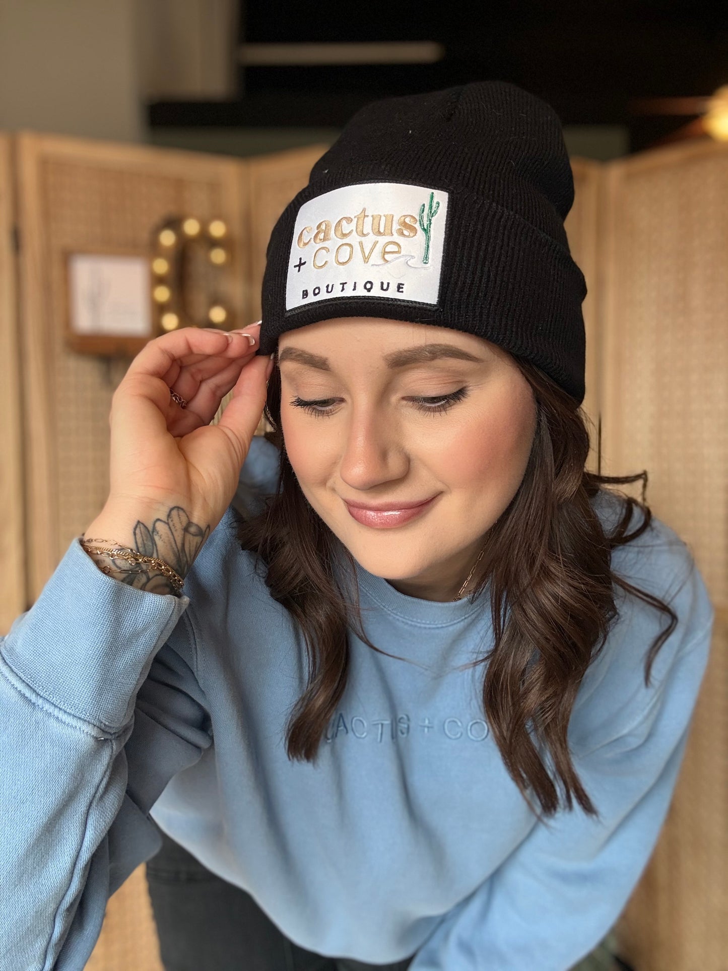 Cactus + Cove Beanie - Black