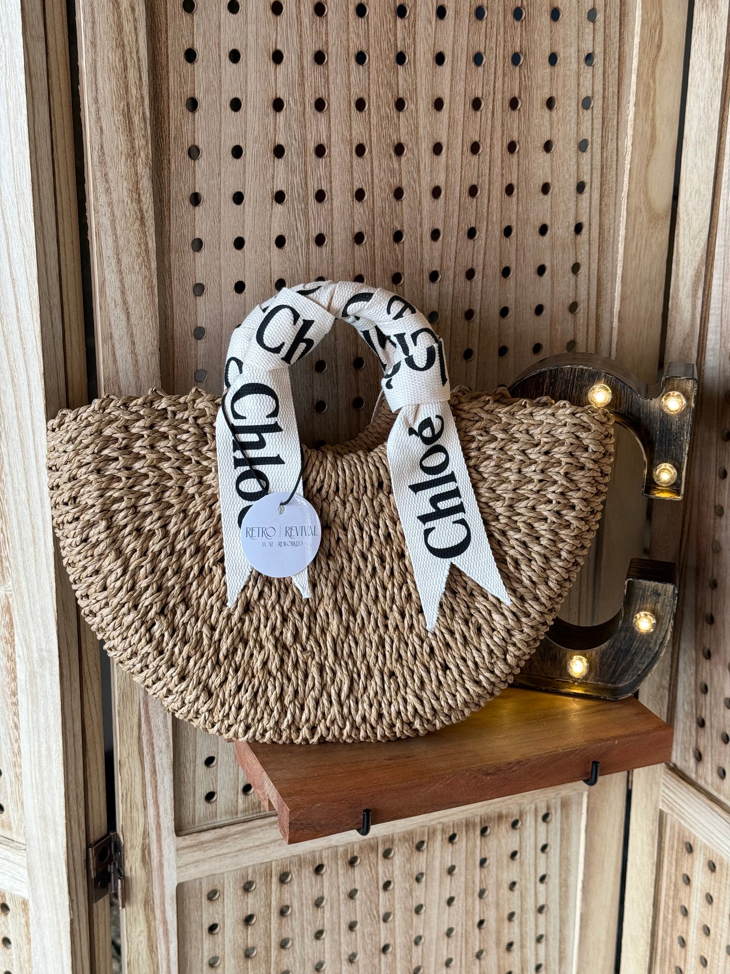 Luxury Straw Handbag