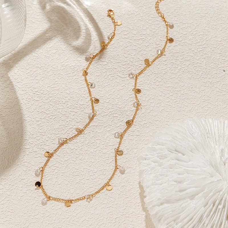 18K Disc Necklace