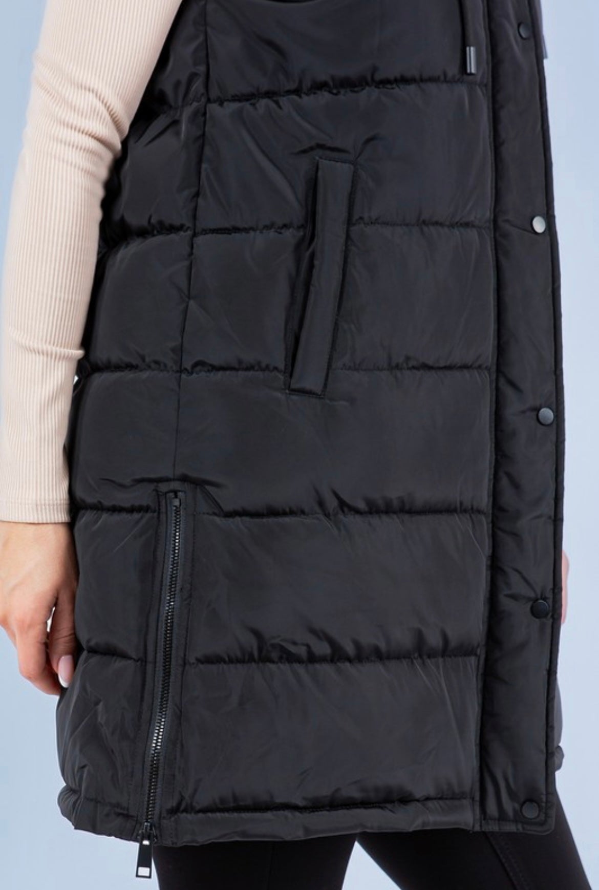 I’m Cold Long Puffer Vest