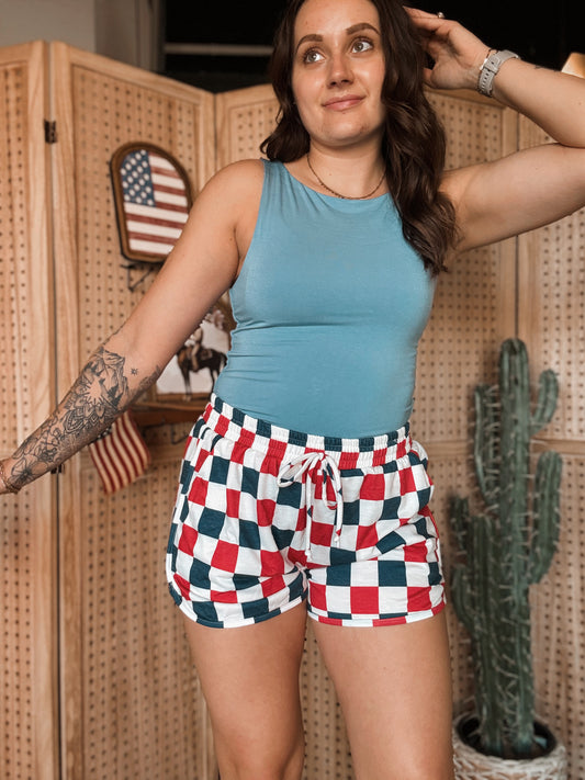 Soft Core Tank-Blue