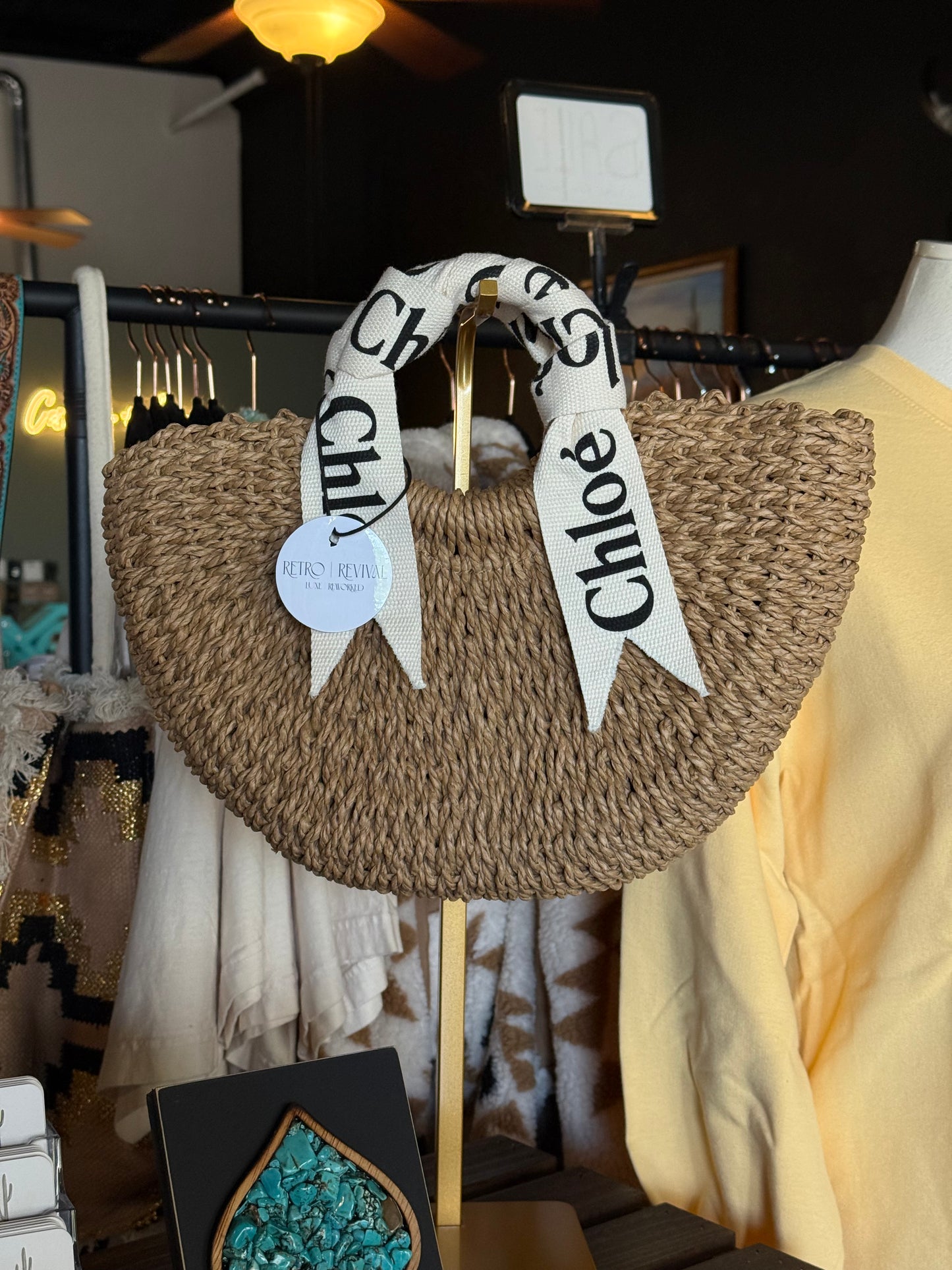 Luxury Straw Handbag