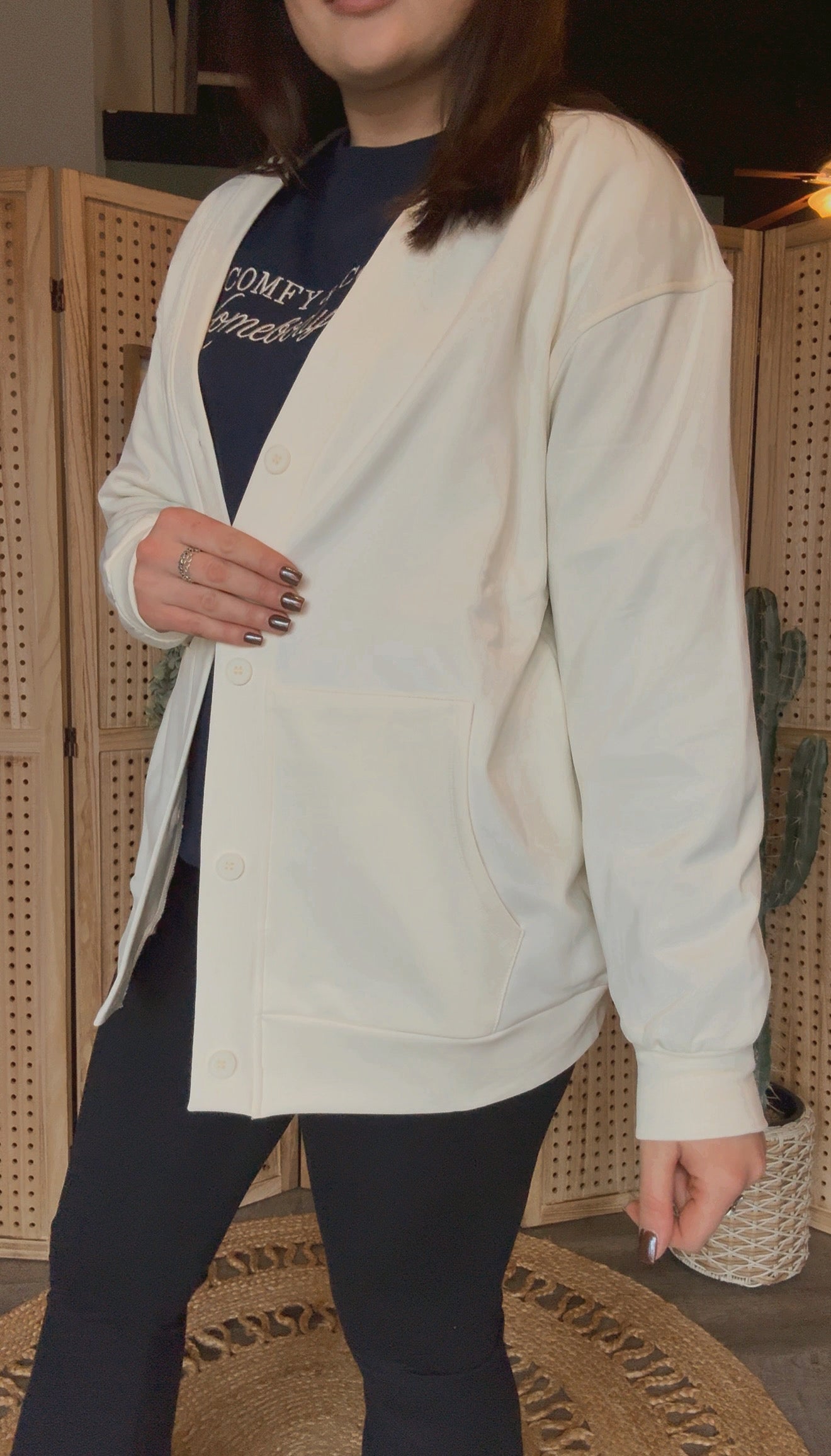 Elevated Button Down Cardigan