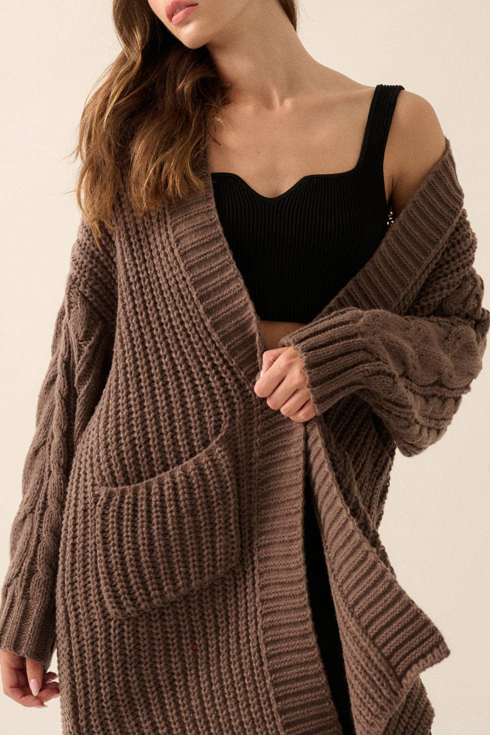 Sunburn Thick Knit Cardigan
