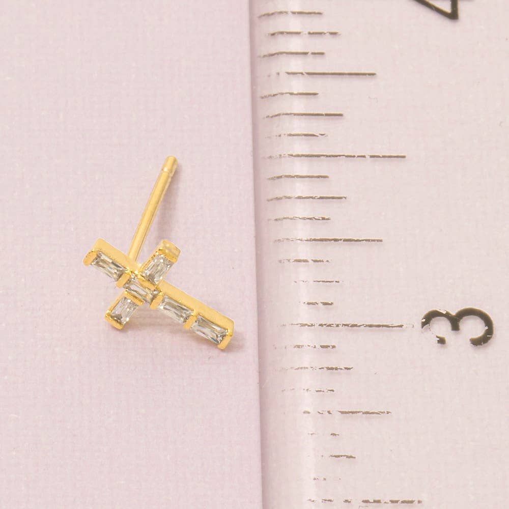 Mini Cross Studs