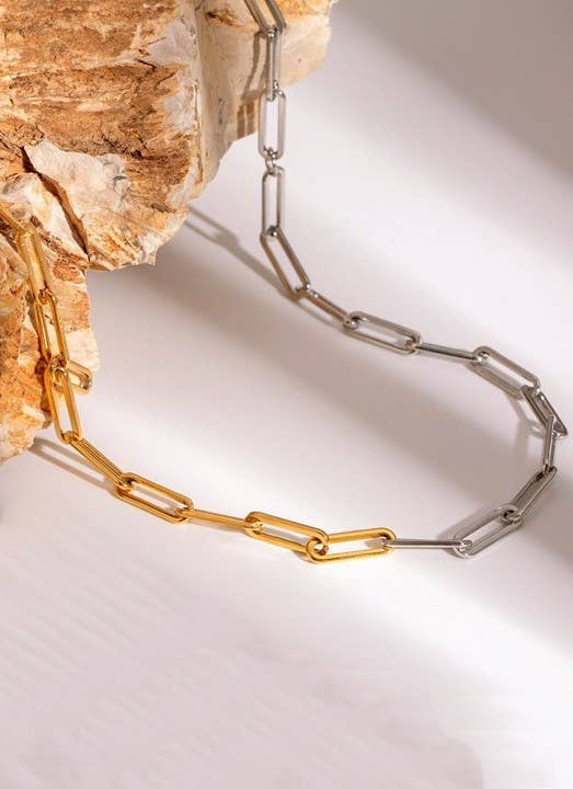 Good & Silver Link Necklace