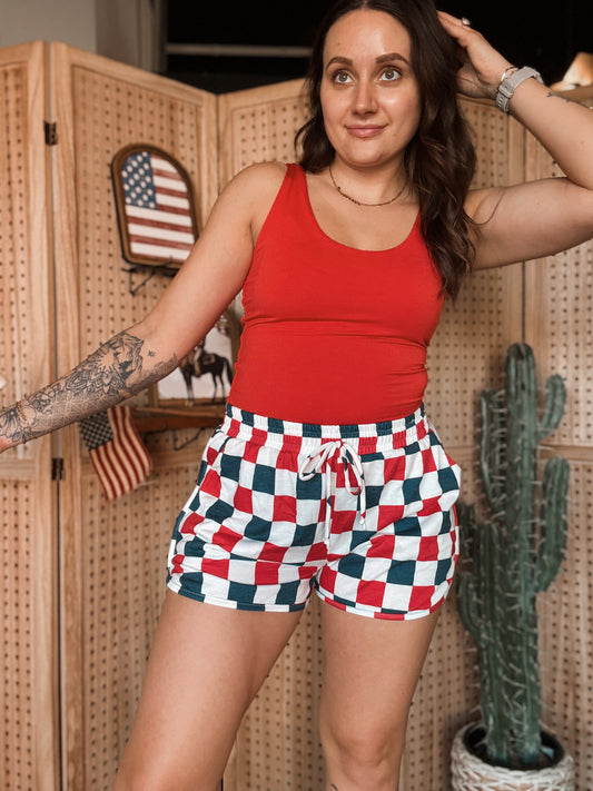 Soft Core Tank-Red