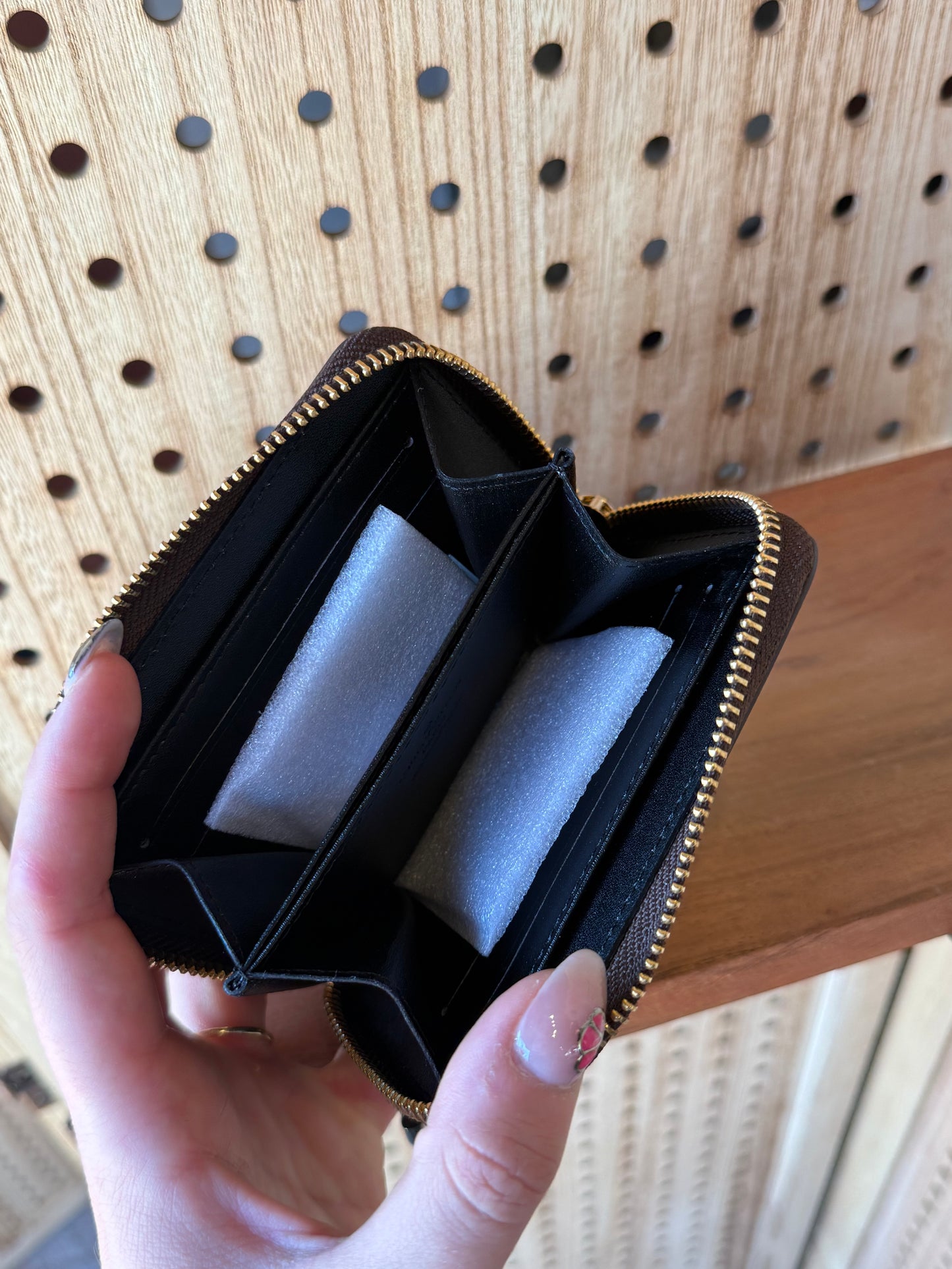 Luxury Mini Big Logo Wallet