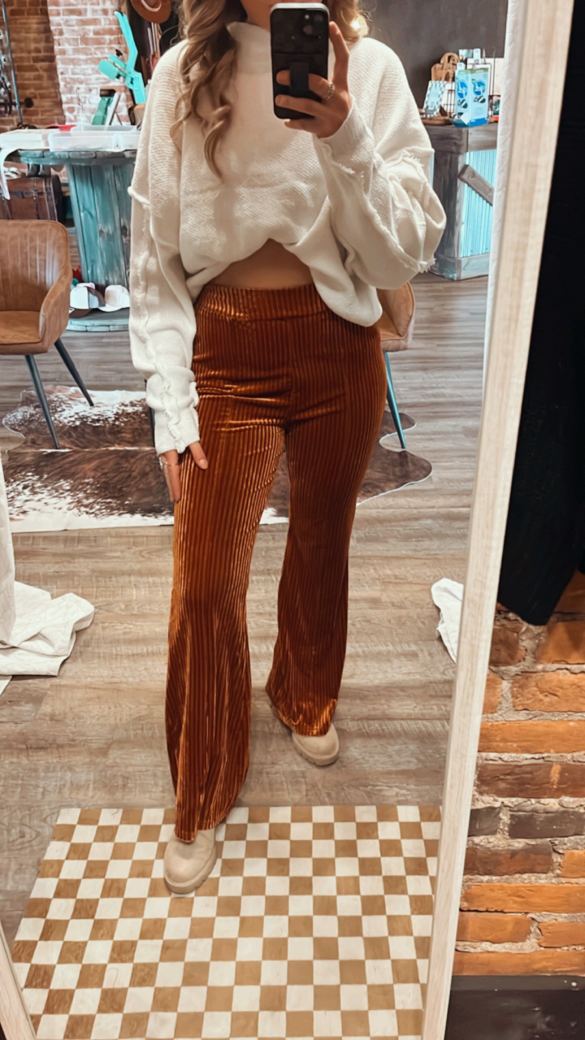 Flare Corduroy Pants