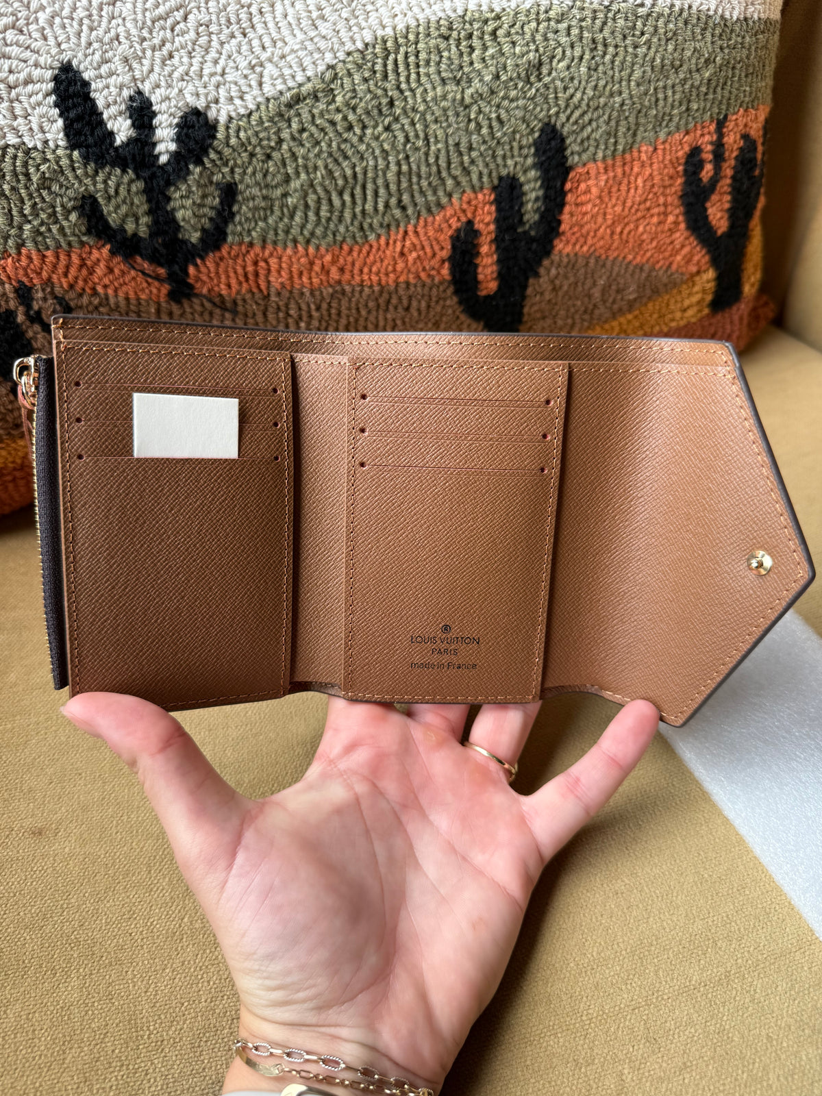 Luxury Button Wallet