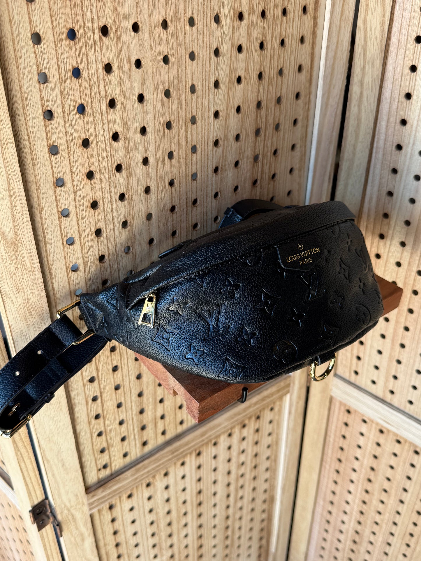 Luxury Black Fanny Bag